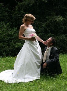 Braut Kleid A Linie