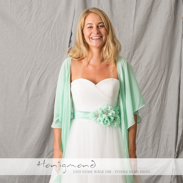 Chiffon Abendkleid lila
