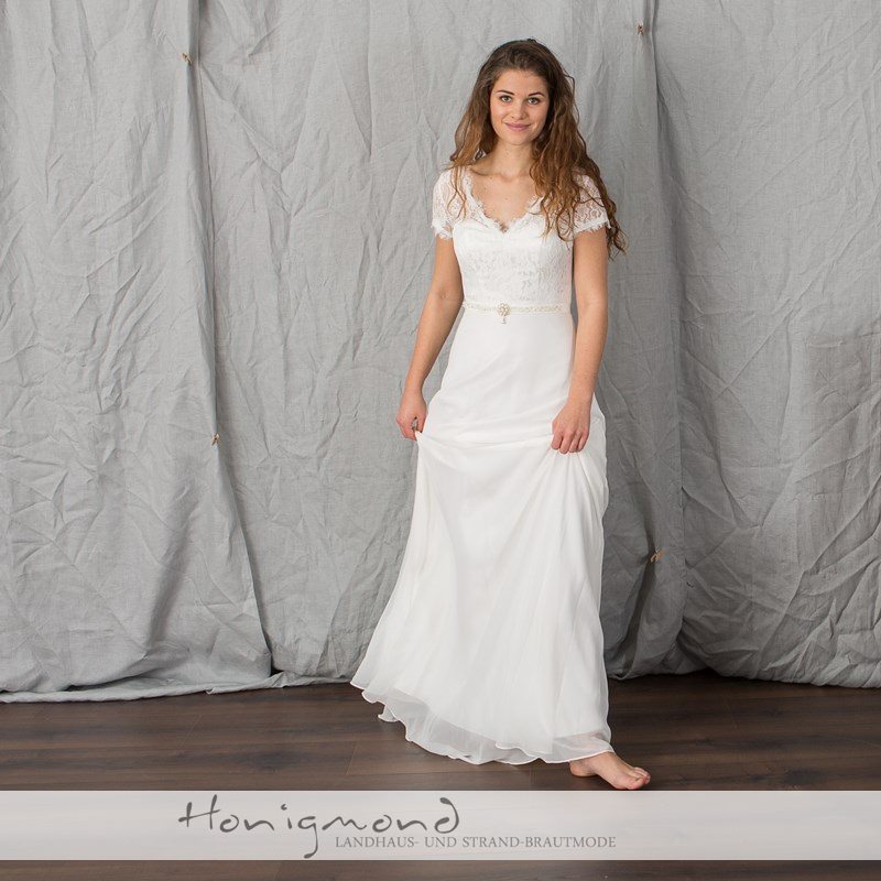 Chiffon Abendkleid lila