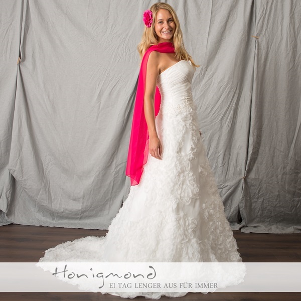 Chiffon Abendkleid lila