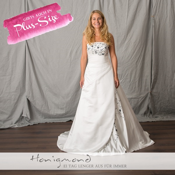 Prinzessin-Brautkleid Spitze Tüll
