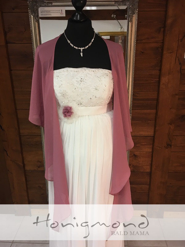 Schwanger Brautkleid ivory Träger