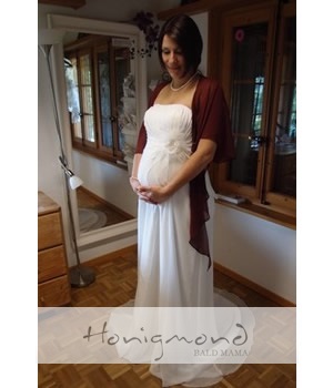 Umstandsbrautkleid Grösse 46